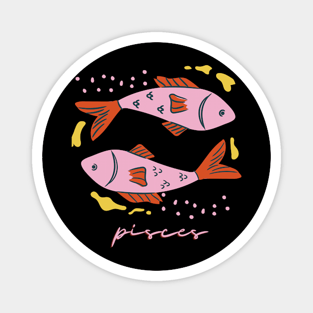 pisces Magnet by watermelonW